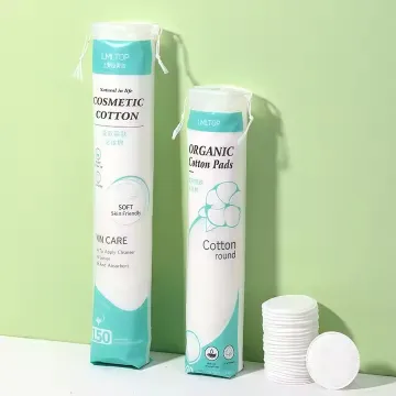 Round Soft Cotton Facial Makeup Remover Pads
